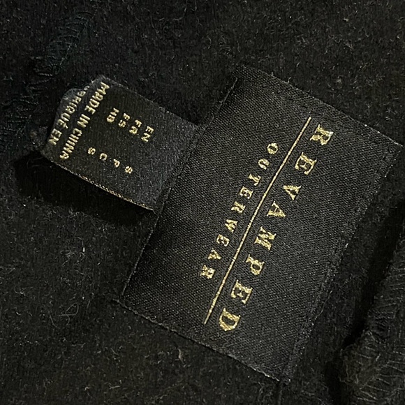 Revamped outerwear black fashion long coat size:S - Picture 6 of 7